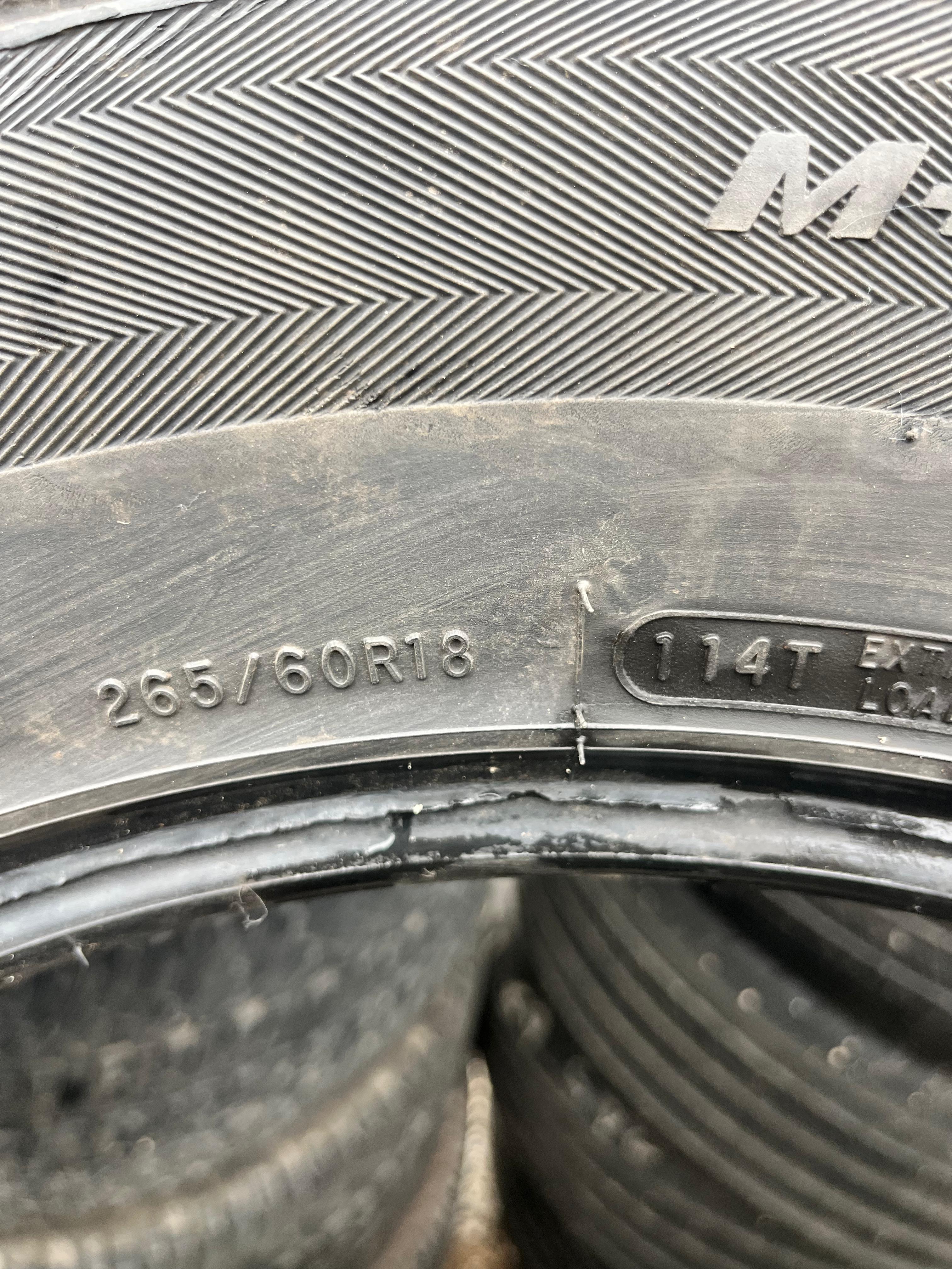 265/60R18 Set (4 Used Tires) Cooper Discoverer