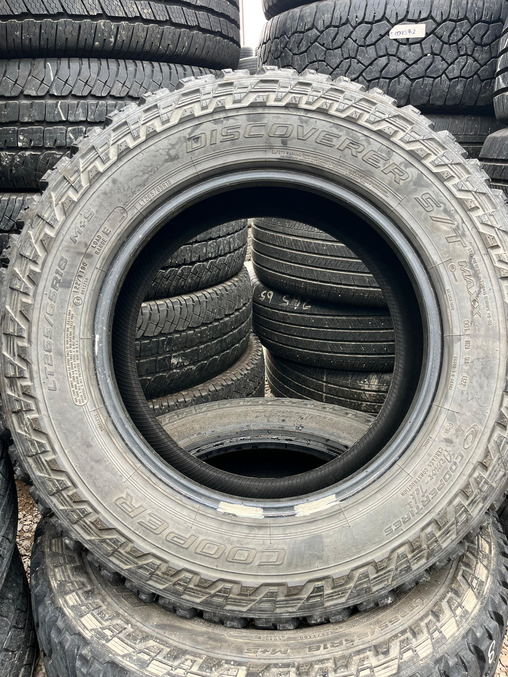 LT265/65R18 Pair (2 Used Tires) Cooper Discoverer