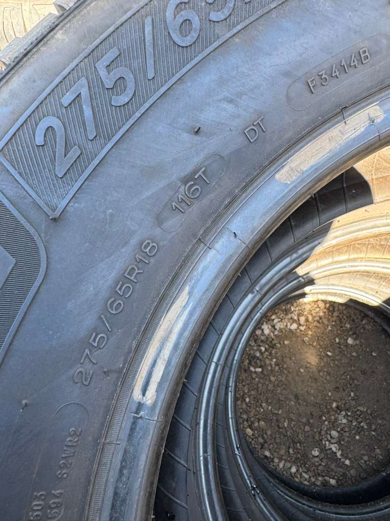 275/65R18 Set (4 Used Tires) Michelin Primacy XC