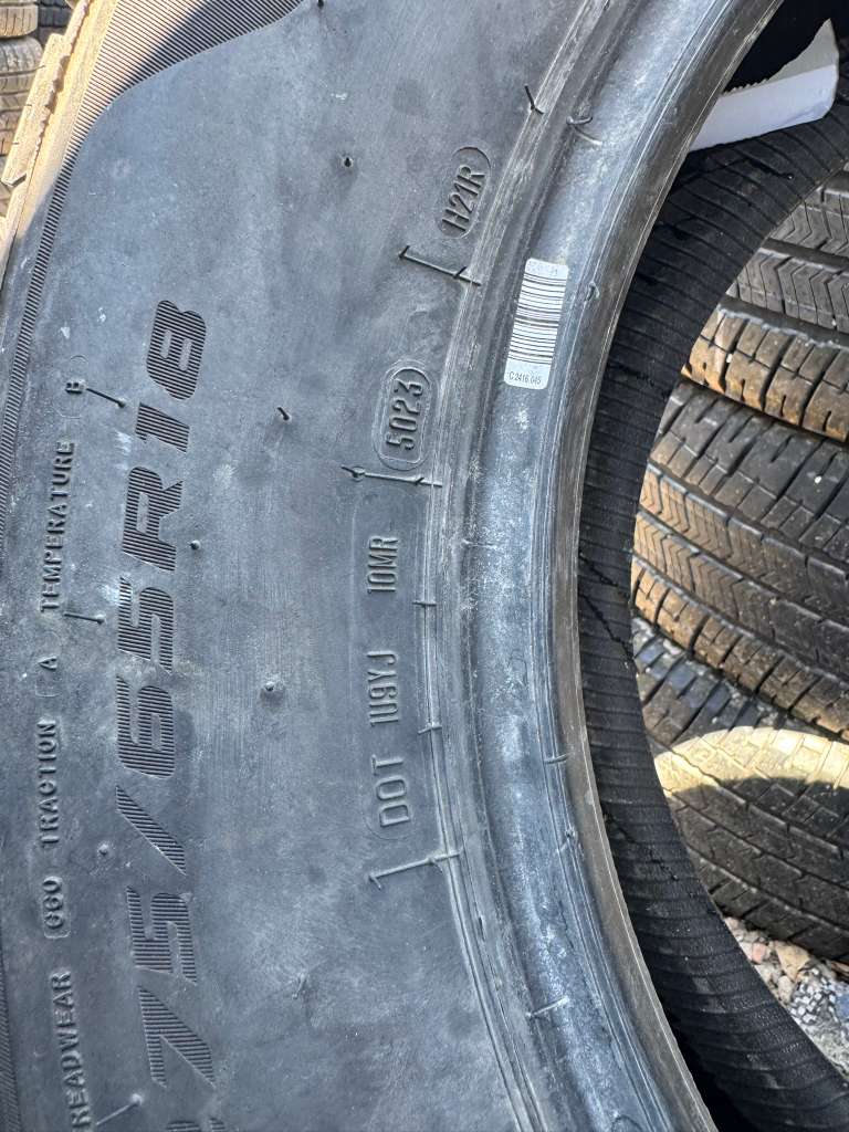 275/65R18 Pair (2 Used Tires) Cooper Adventurer