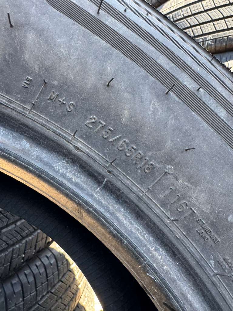 275/65R18 Pair (2 Used Tires) Cooper Adventurer