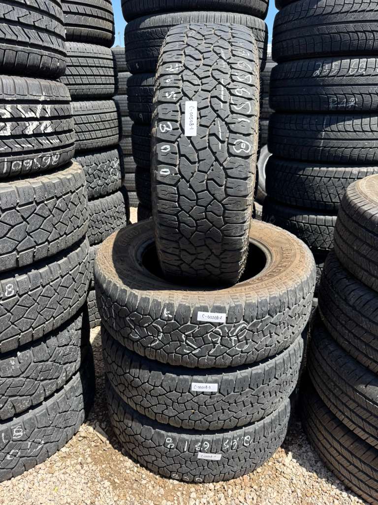 265/65R18 Set (4 Used Tires) Goodyear Workhorse AT