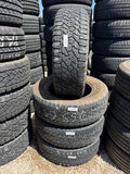 265/65R18 Set (4 Used Tires) Goodyear Workhorse AT