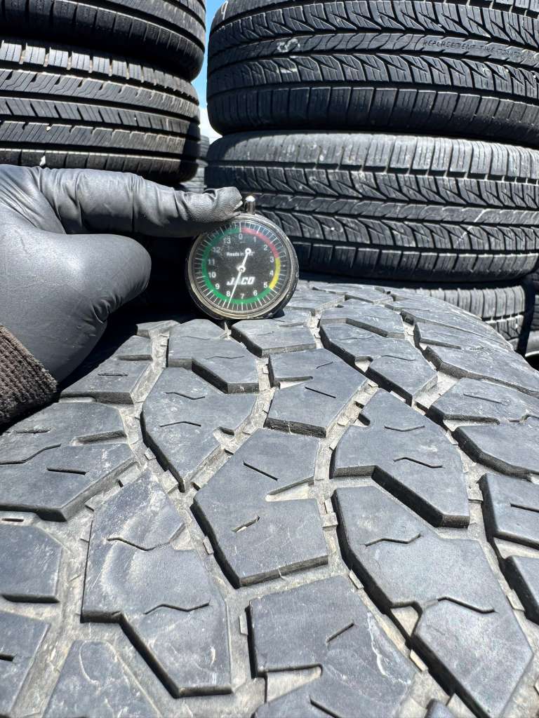 265/65R18 Set (4 Used Tires) Goodyear Workhorse AT