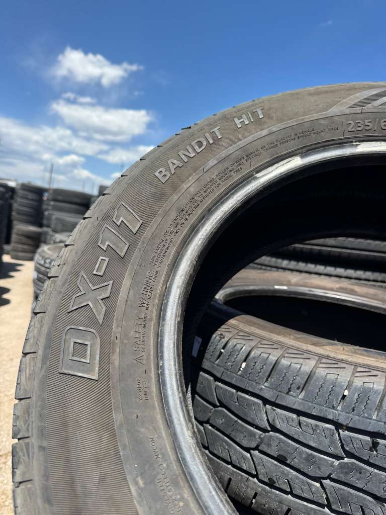 235/65R18 Set (4 Used  Tires) Delinte Bandit H/T
