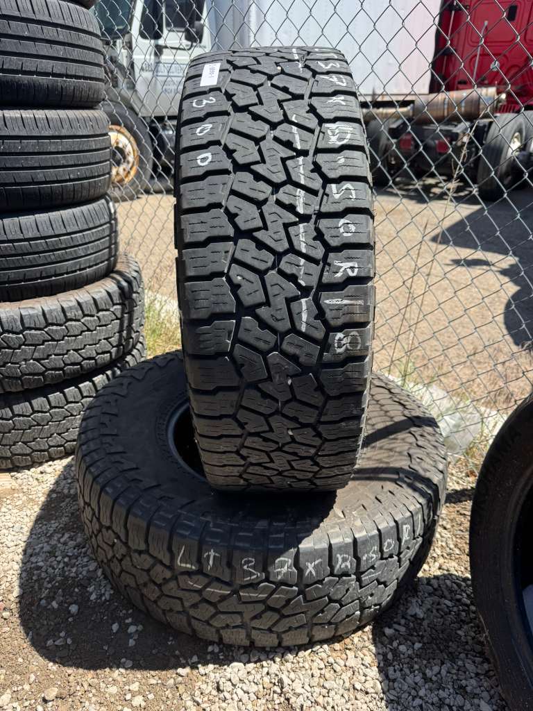 LT37x12.50R18 Pair (2 Used Tires) Falken WildPeak AT3W