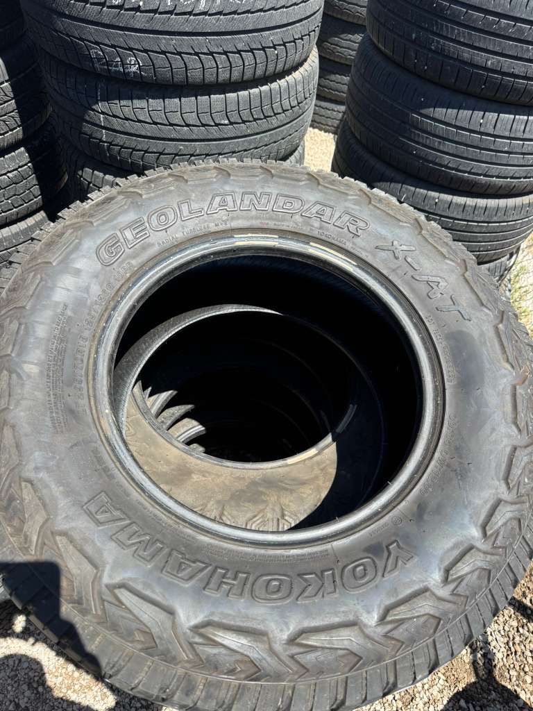 LT295/70R18 Pair (2 Used Tires) Yokohama Geolandar X-AT