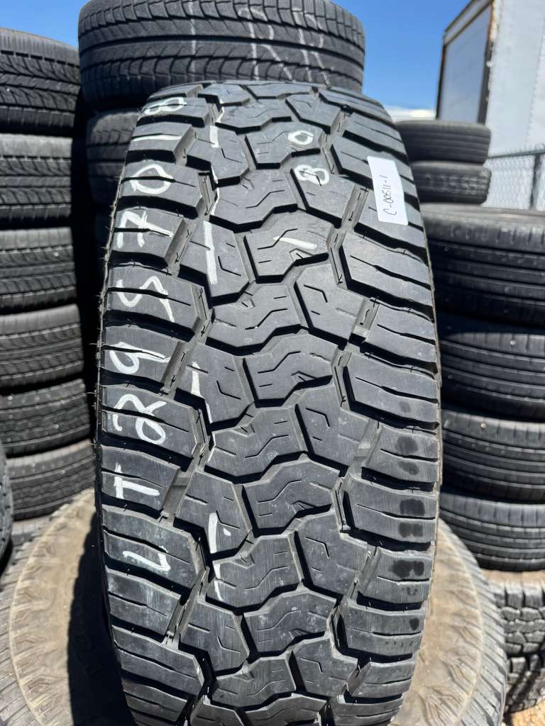 LT295/70R18 Pair (2 Used Tires) Yokohama Geolandar X-AT