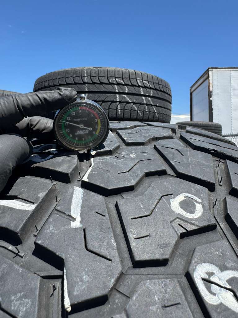 LT295/70R18 Pair (2 Used Tires) Yokohama Geolandar X-AT