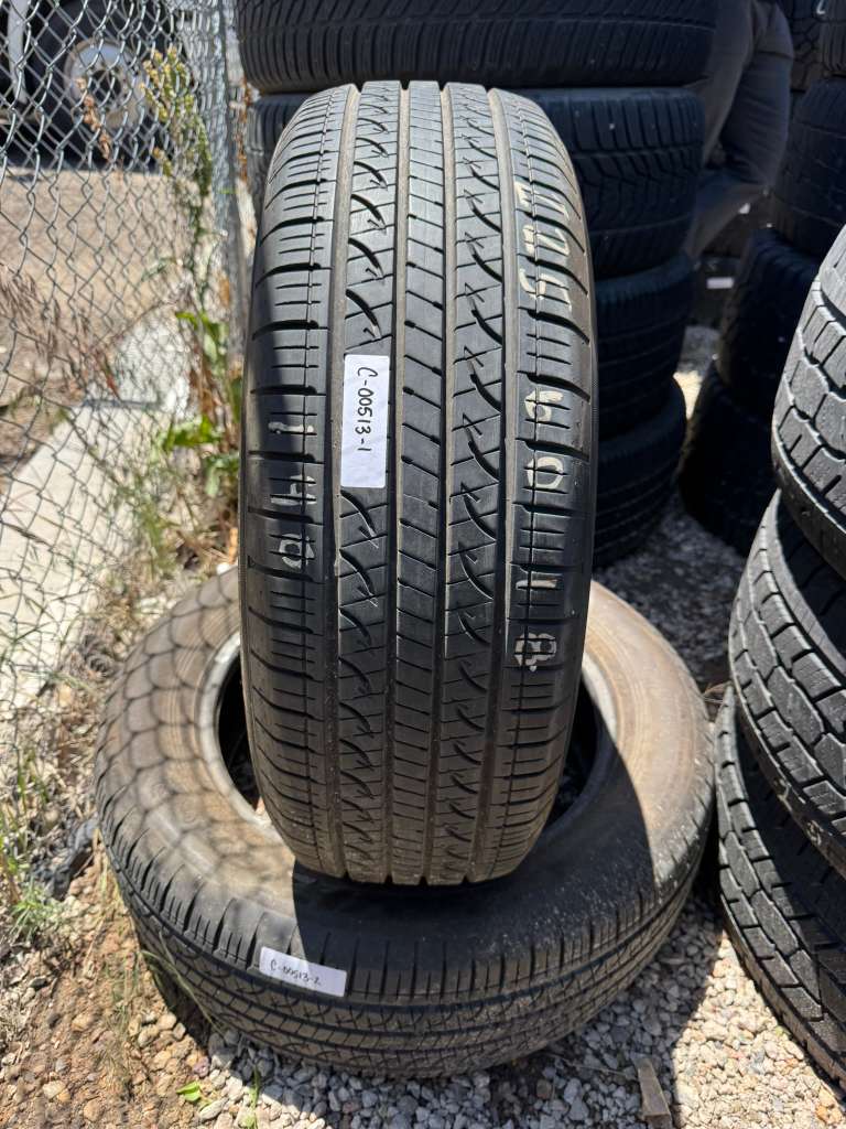 225/60R18 Pair (2 Used Tires) Yokohama Avid GT