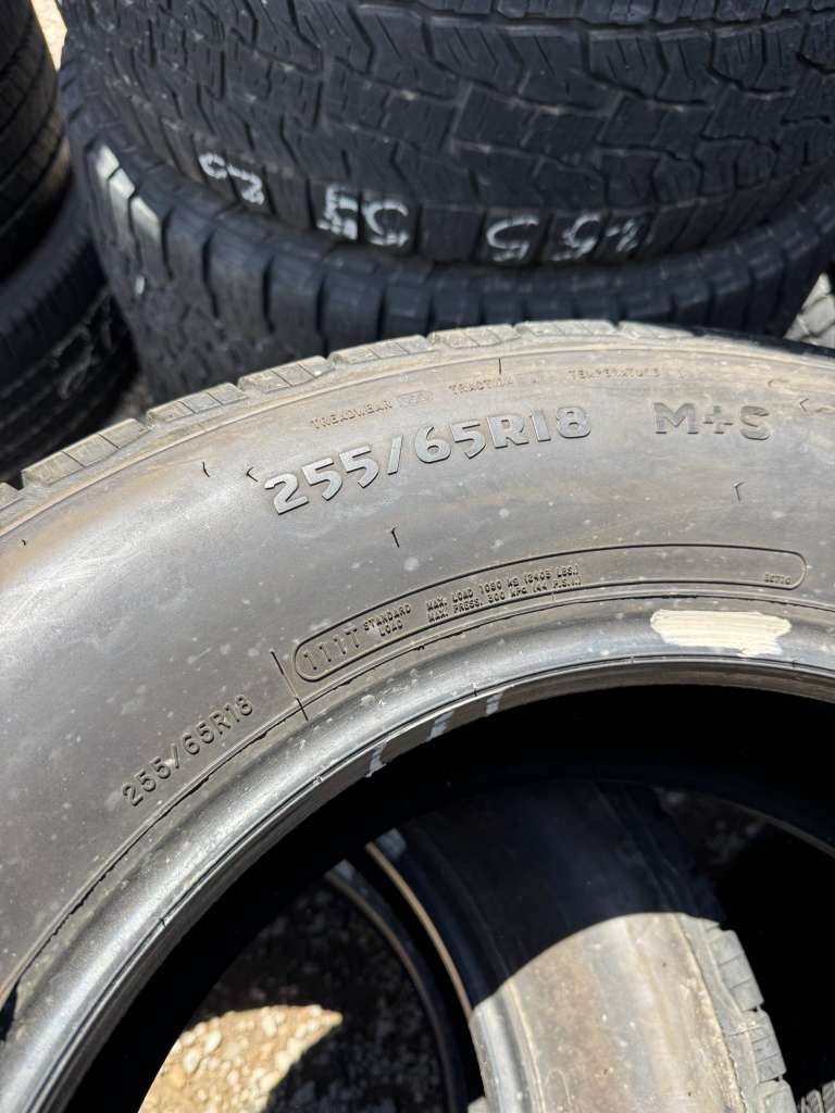 255/65R18 (3 Used Tires) Big O Tires Big Foot