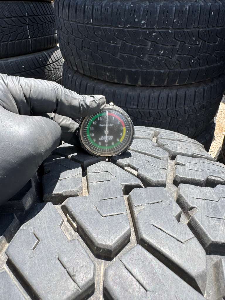 LT275/70R18 Pair (2 Used Tires) Falken WildPeak AT4W