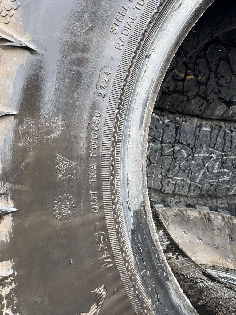 LT35x12.50R18 Pair (2 Used Tires) Cosmo Mud Kicker