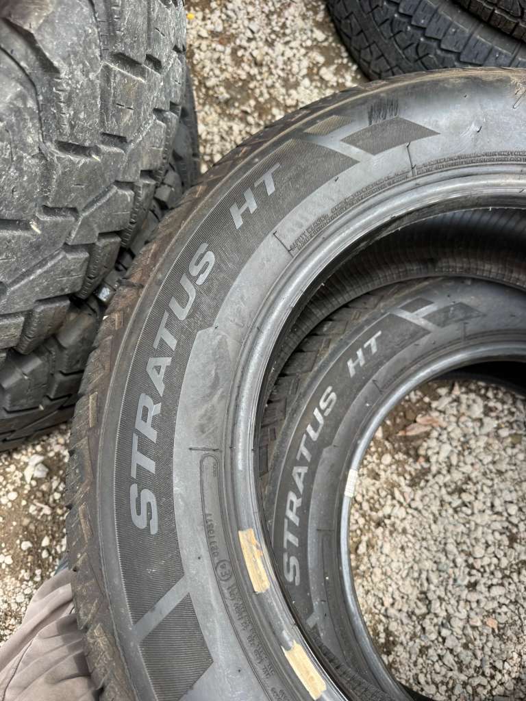 245/60R18 Pair (2 Used Tires) Mastercraft Stratus HT