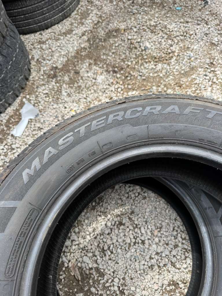 245/60R18 Pair (2 Used Tires) Mastercraft Stratus HT