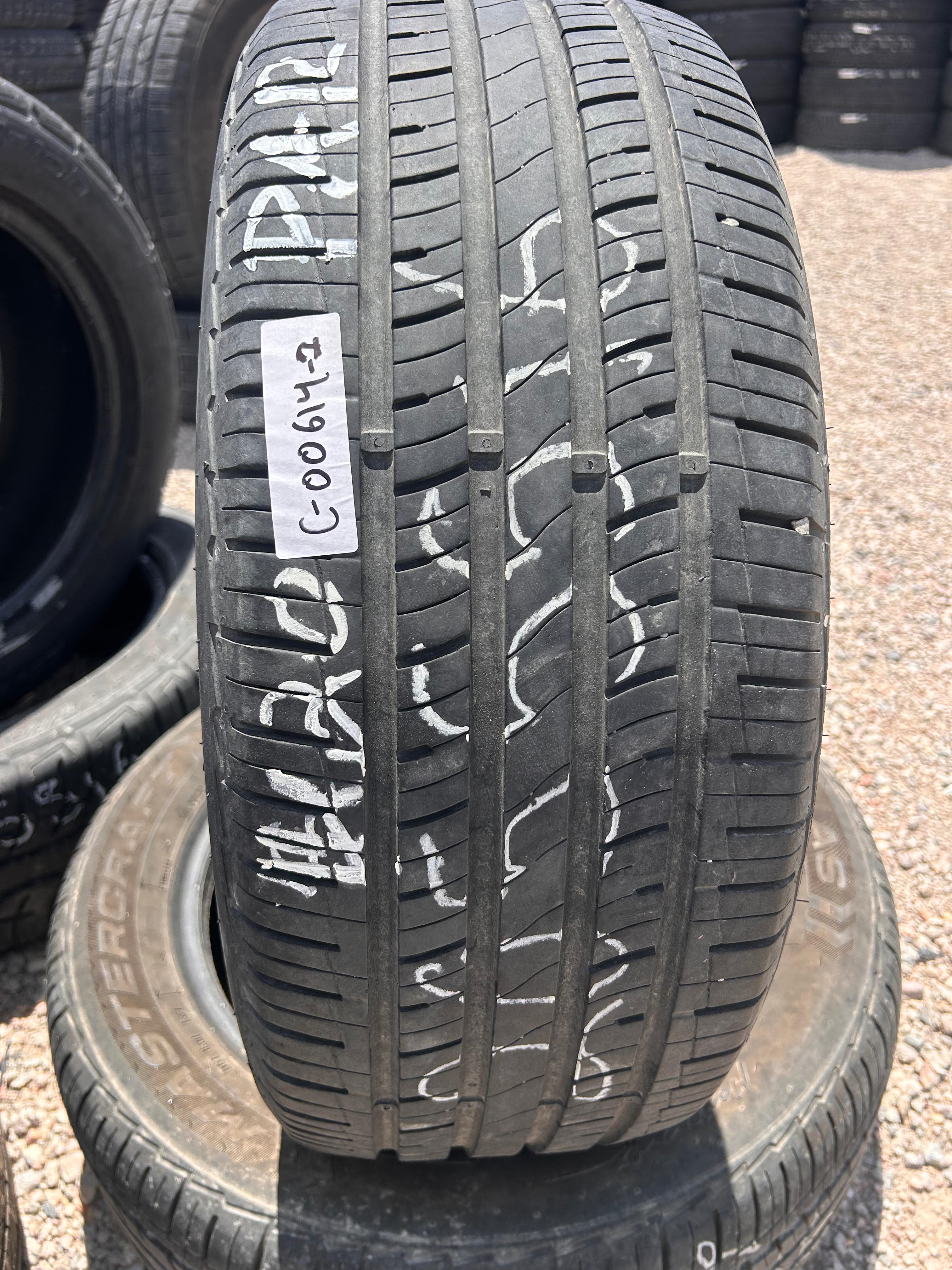205/55R16 Pair (2 Used Tires) Mastercraft Stratus AS