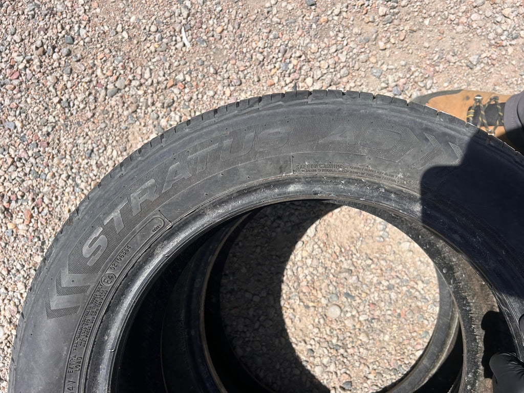 205/55R16 Pair (2 Used Tires) Mastercraft Stratus AS