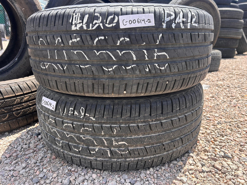 205/55R16 Pair (2 Used Tires) Mastercraft Stratus AS