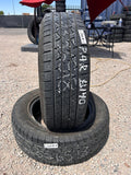 235/65R18 Pair (2 Used Tires) Continental CrossContact LX25