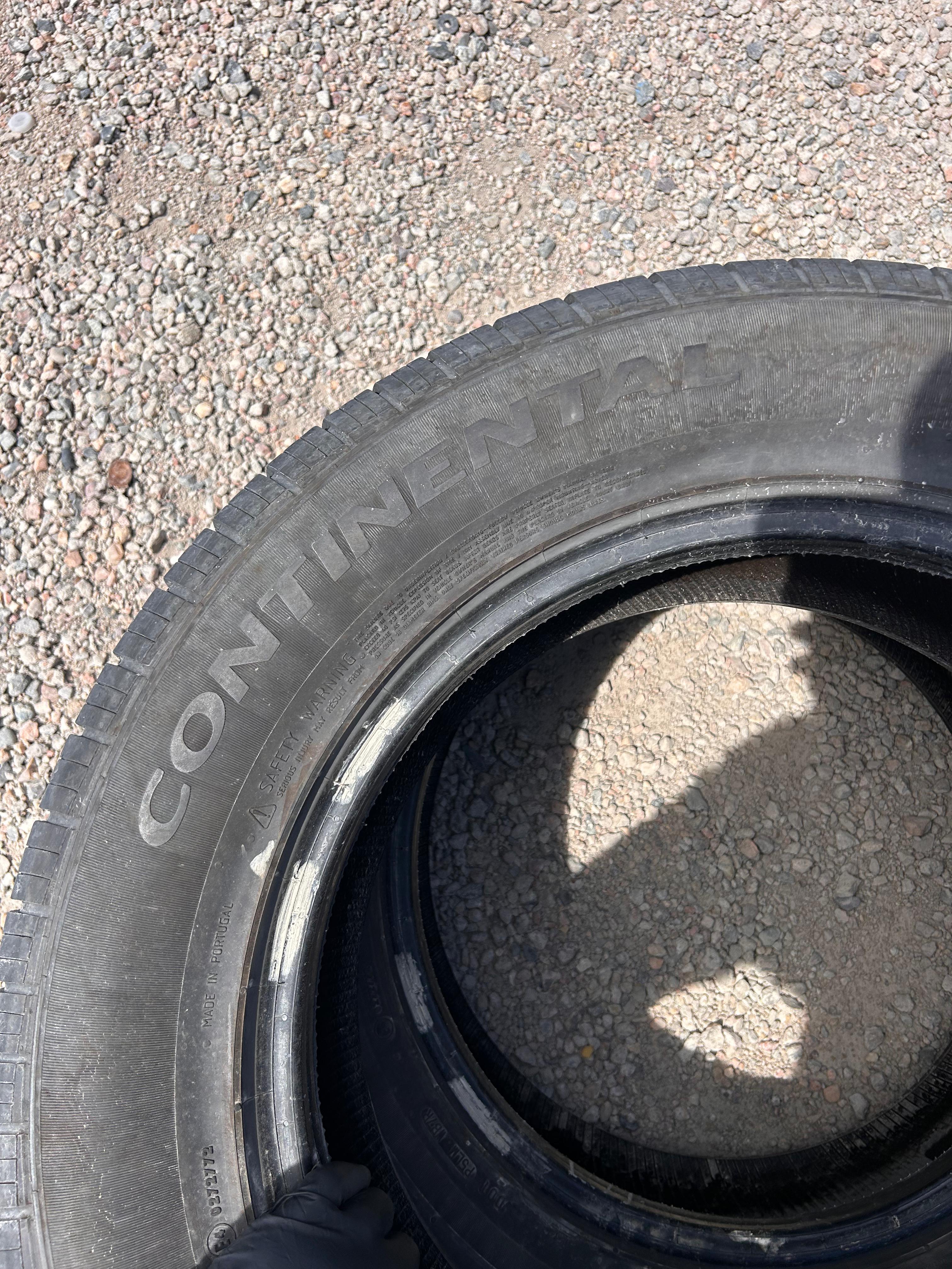 235/65R18 Pair (2 Used Tires) Continental CrossContact LX25