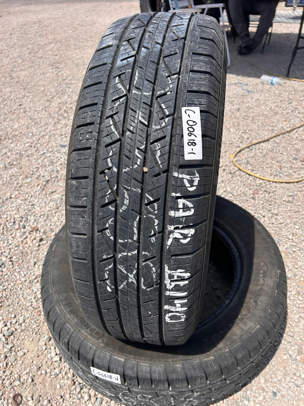 235/65R18 Pair (2 Used Tires) Continental CrossContact LX25
