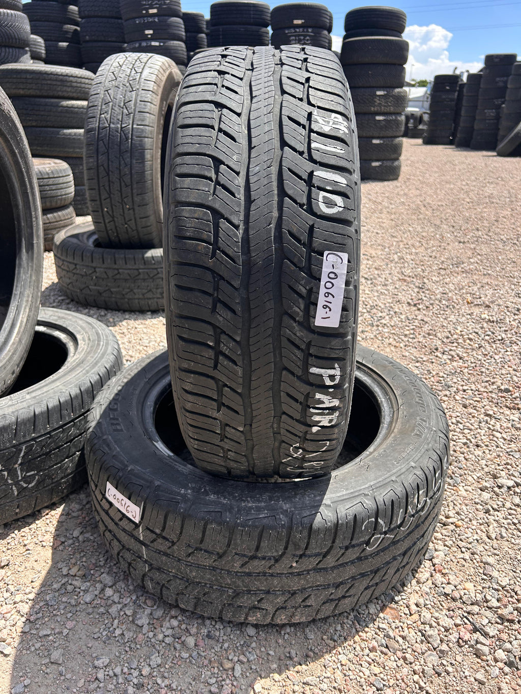 205/55R16 Pair (2 Used Tires) Bfgoodrich Advantage TA Sport