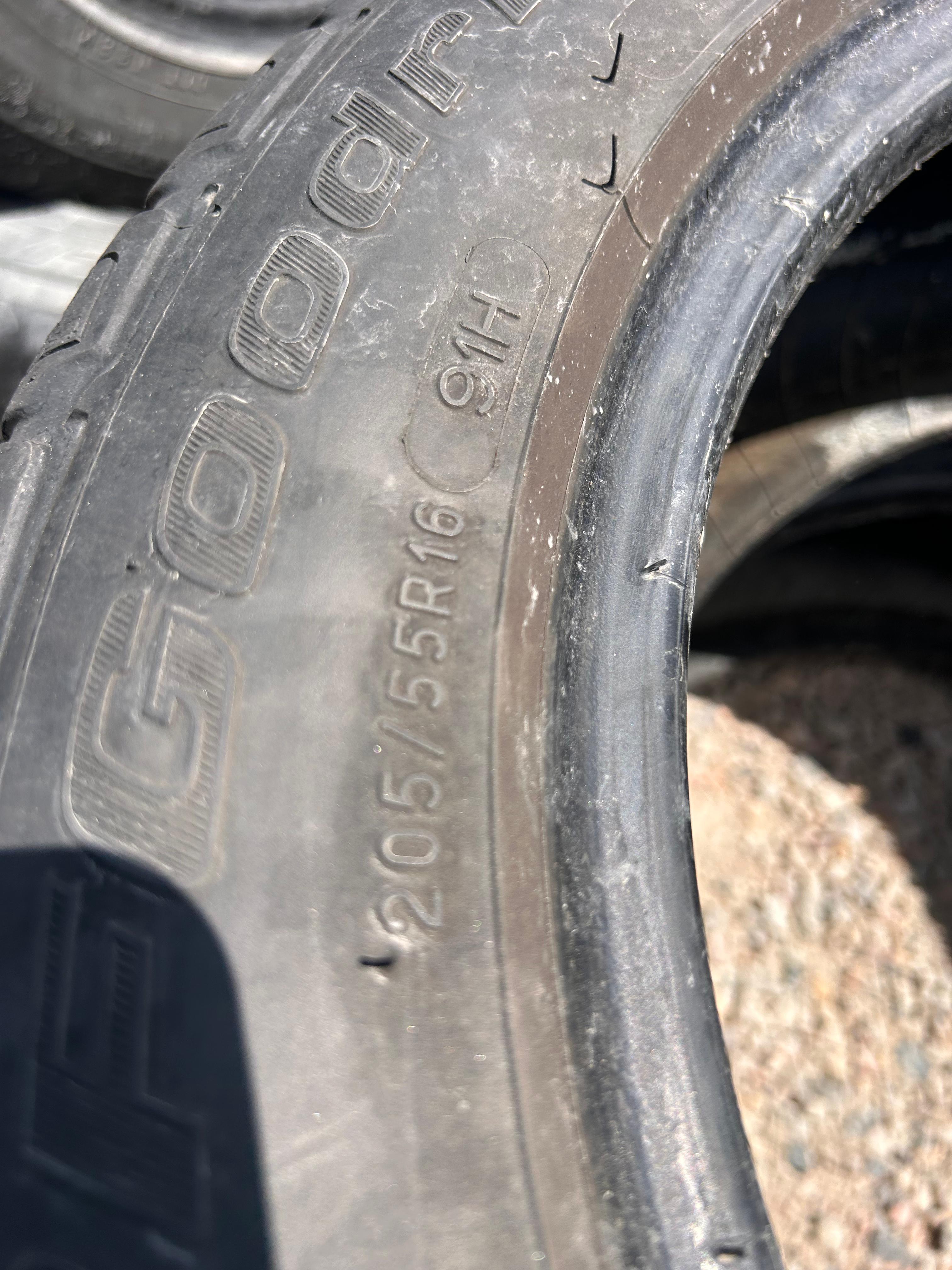 205/55R16 Pair (2 Used Tires) Bfgoodrich Advantage TA Sport