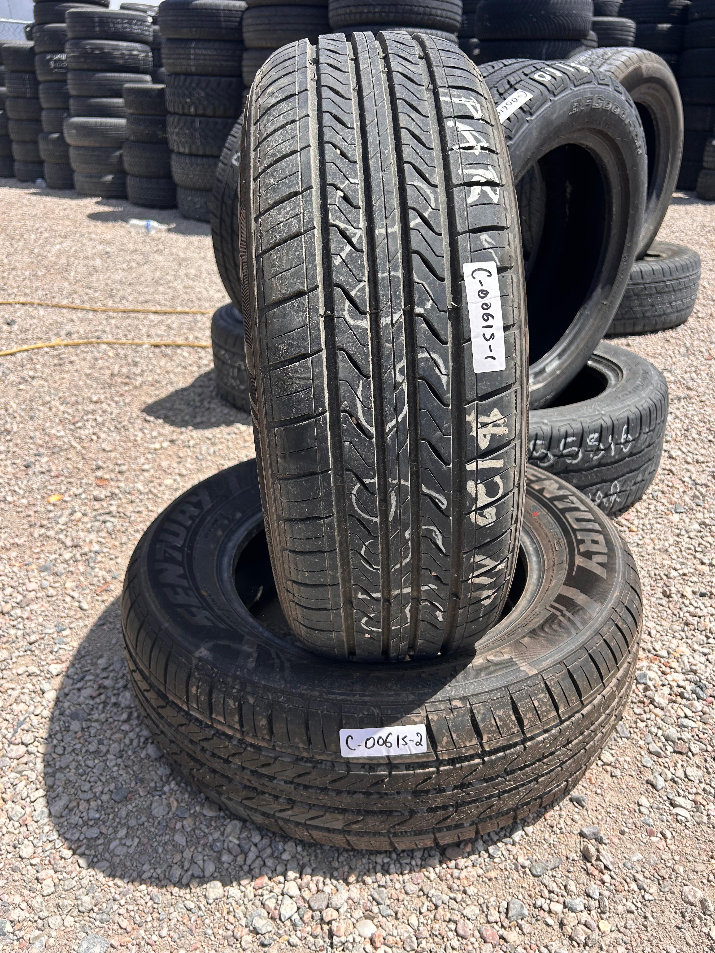 205/65R15 Pair (2 Used Tires)  Sentury Touring