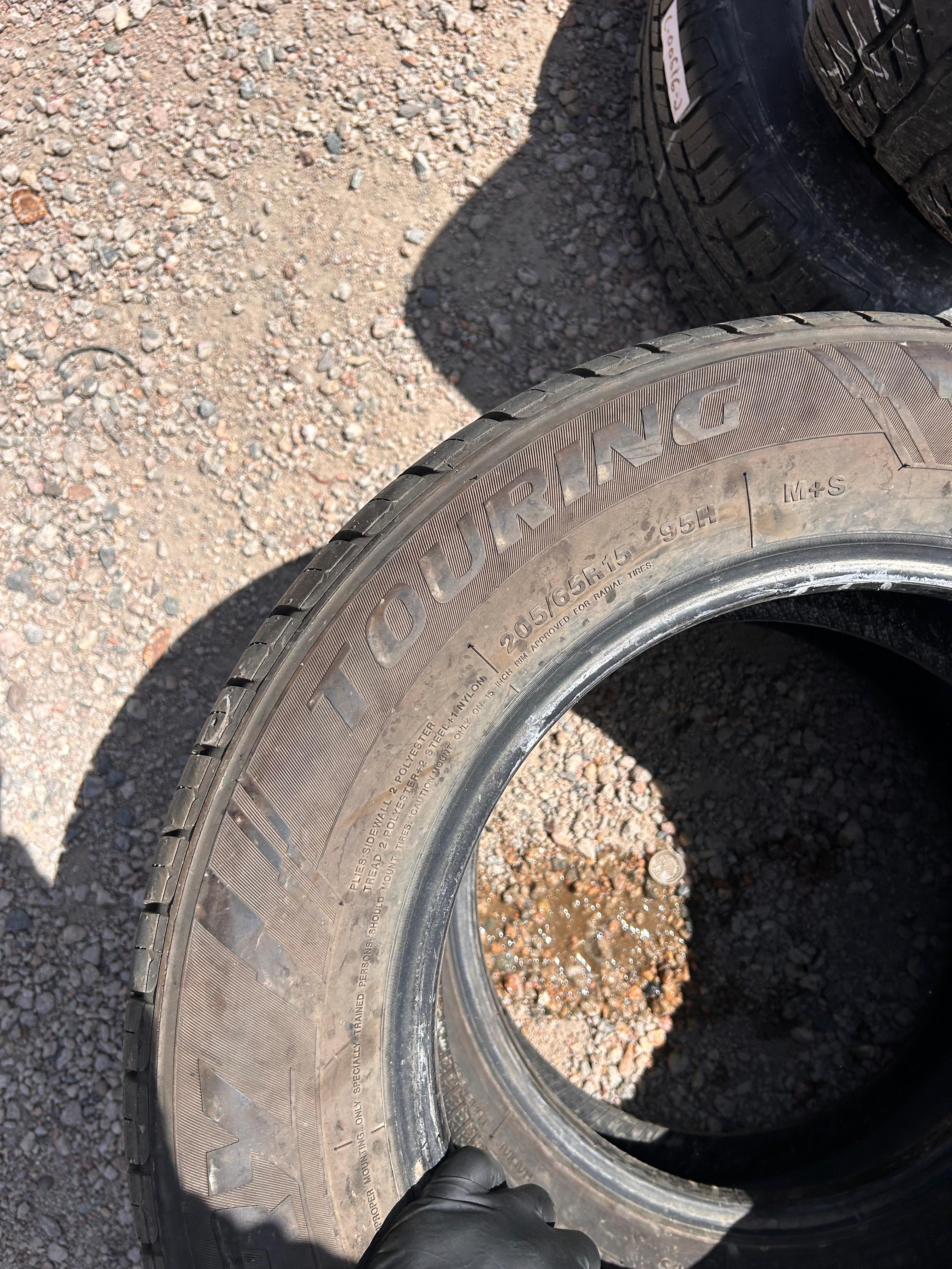 205/65R15 Pair (2 Used Tires)  Sentury Touring