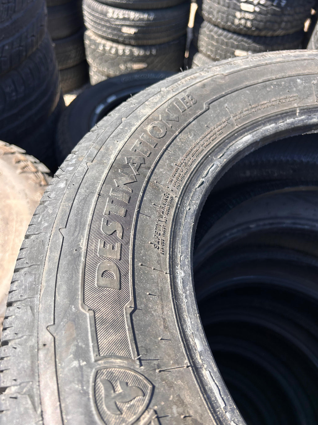 225/65R17 Set (4 Used Tires) Firestone Destination LE3