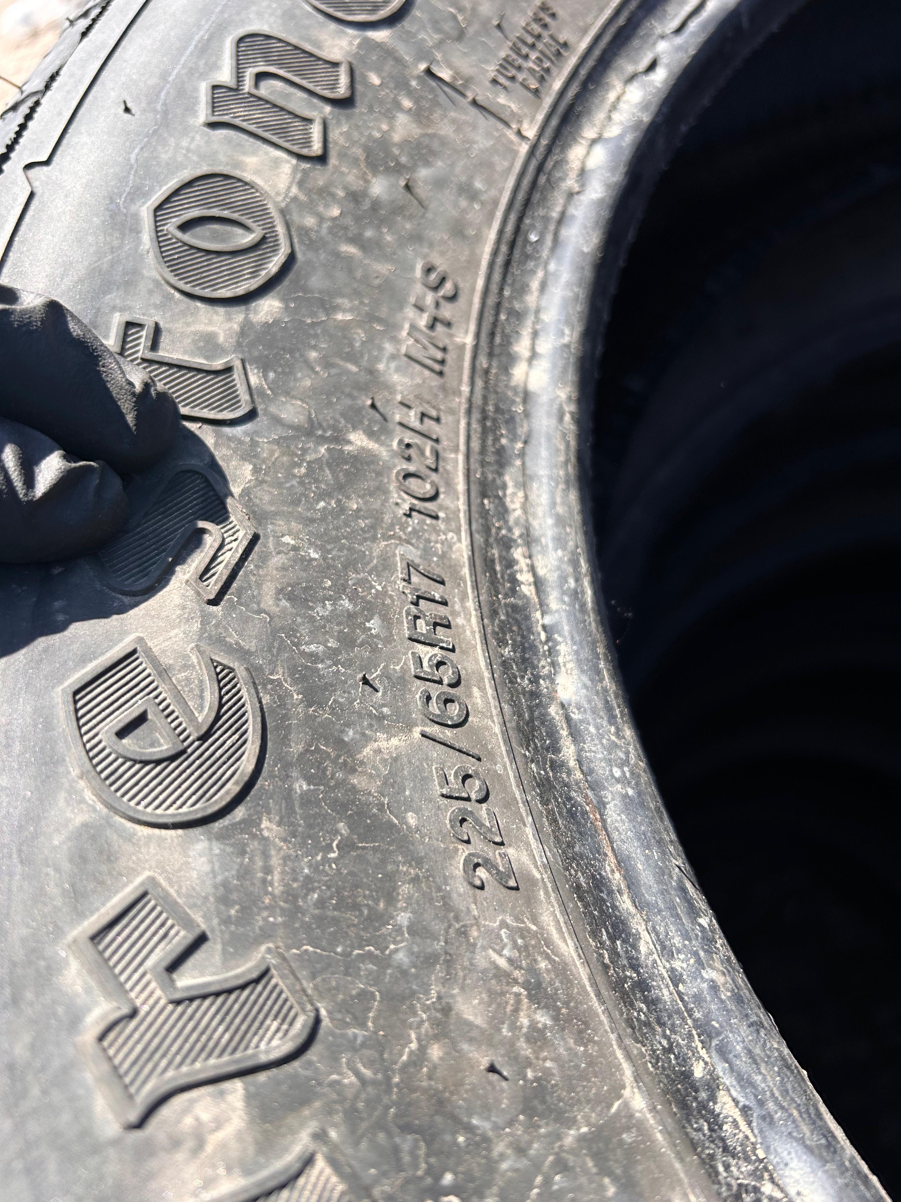 225/65R17 Set (4 Used Tires) Firestone Destination LE3