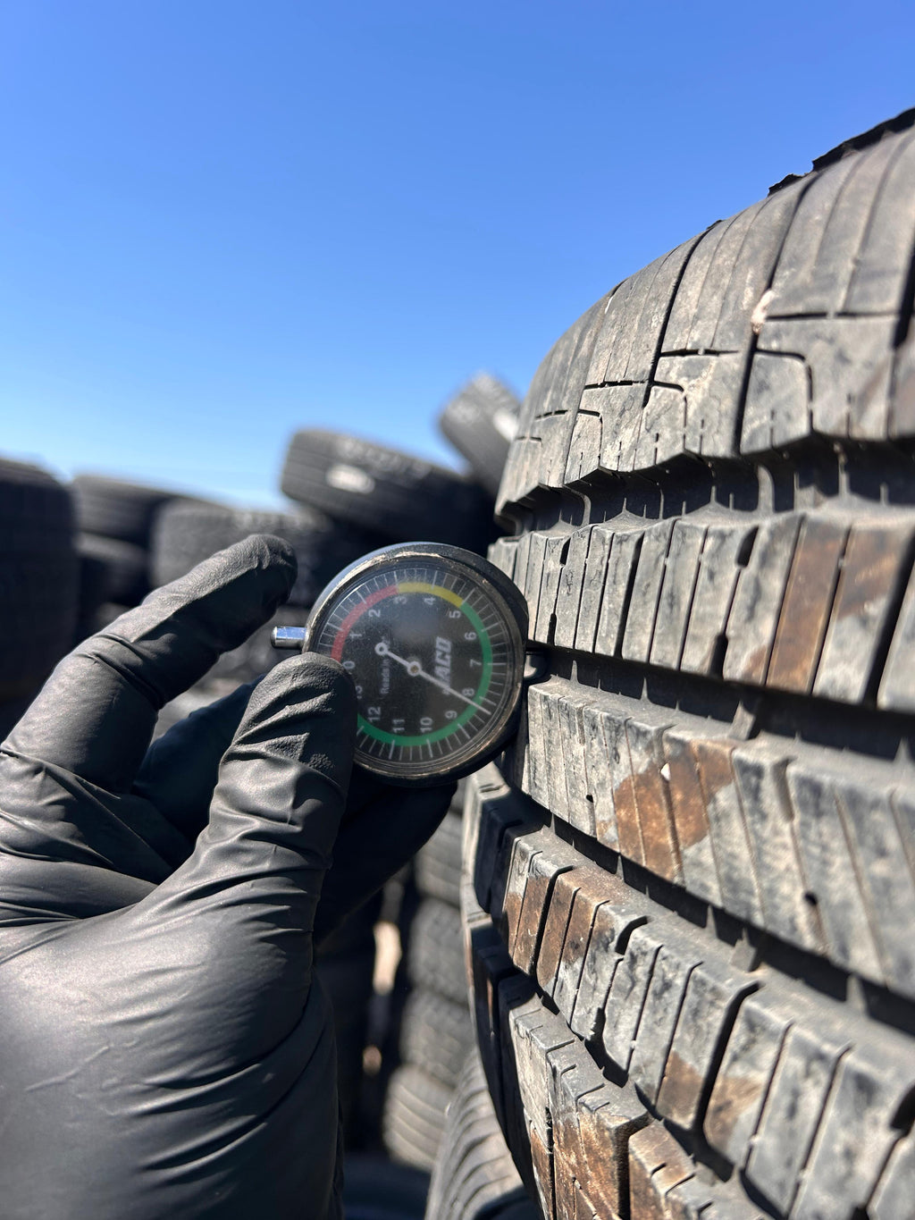 215/55R17 Pair (2 Used Tires) Goodyear Reliant