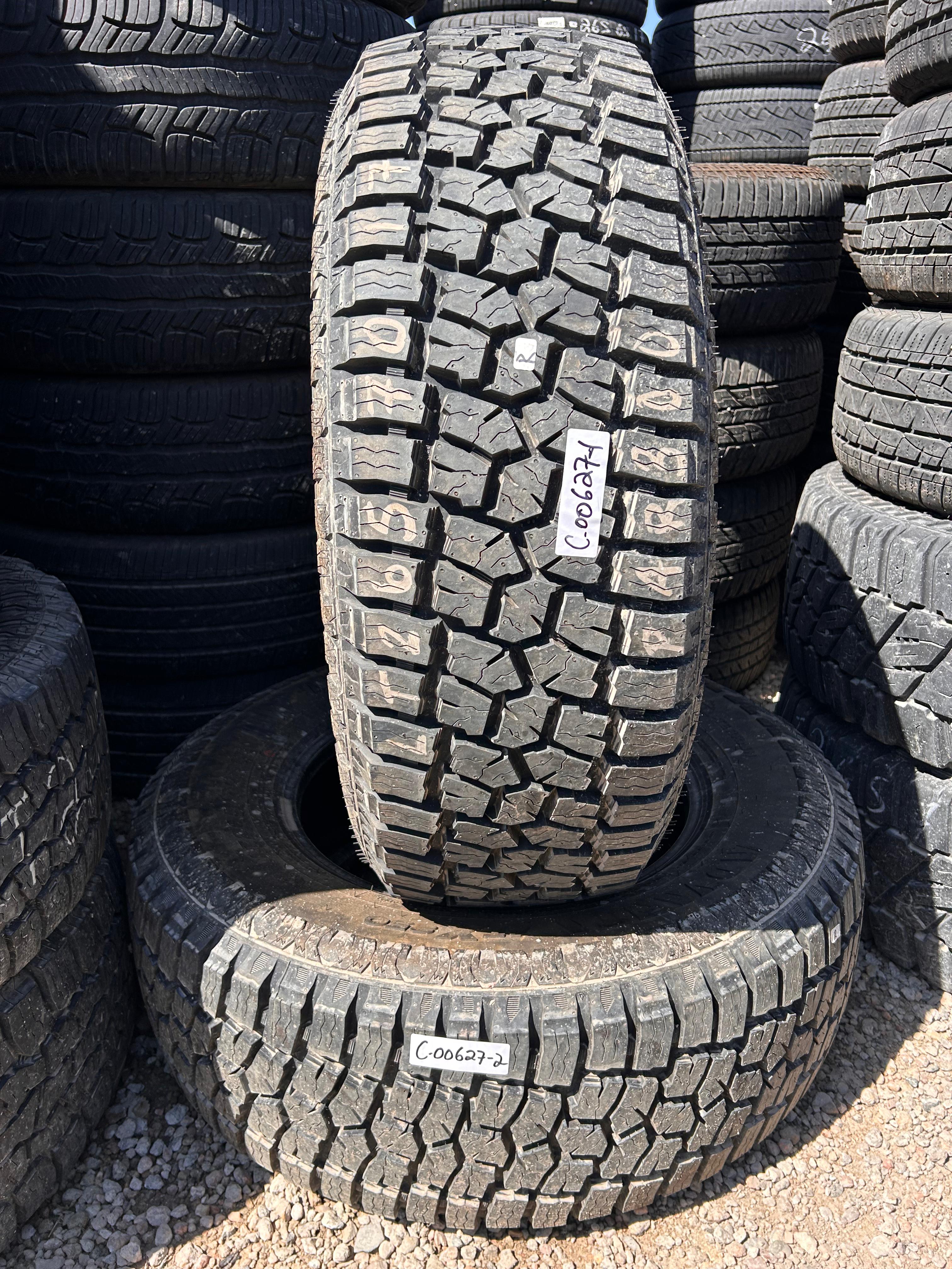 LT265/70R17 Pair (2 Used Tires) Advanta