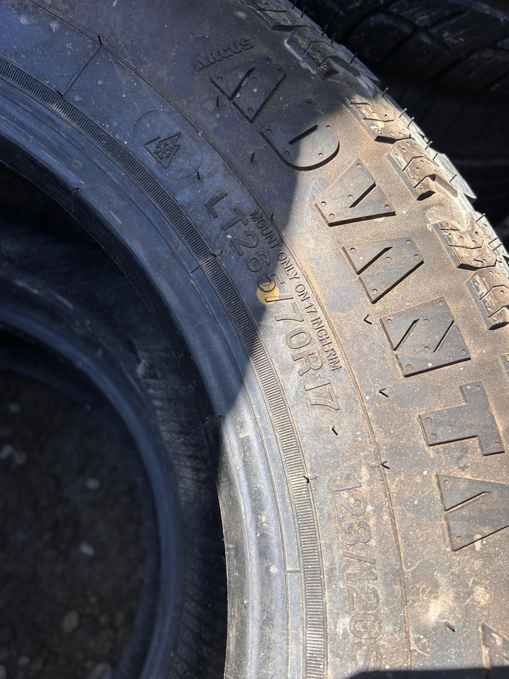 LT265/70R17 Pair (2 Used Tires) Advanta