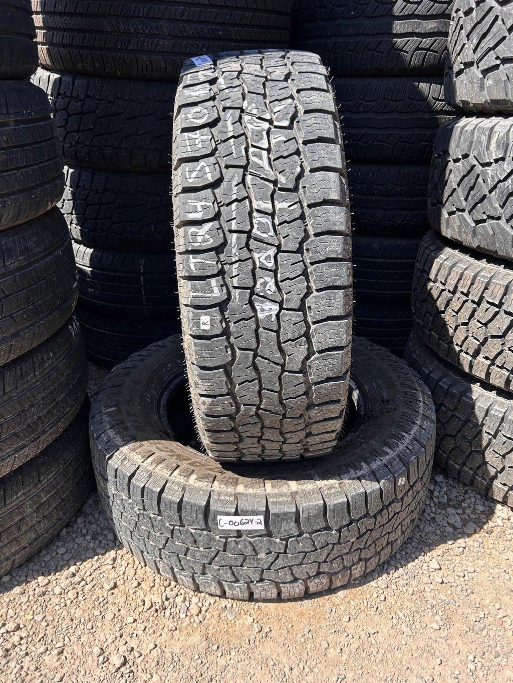 LT245/70R17 Pair (2 Used Tires) Mazama Open Range AT