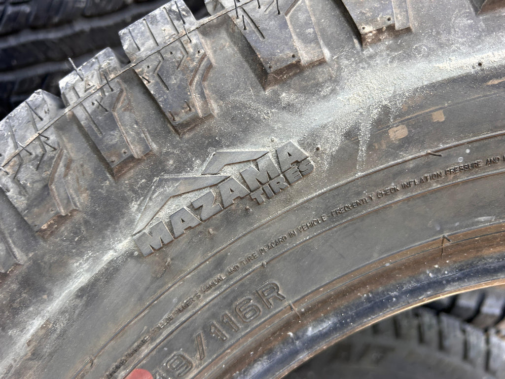 LT245/70R17 Pair (2 Used Tires) Mazama Open Range AT