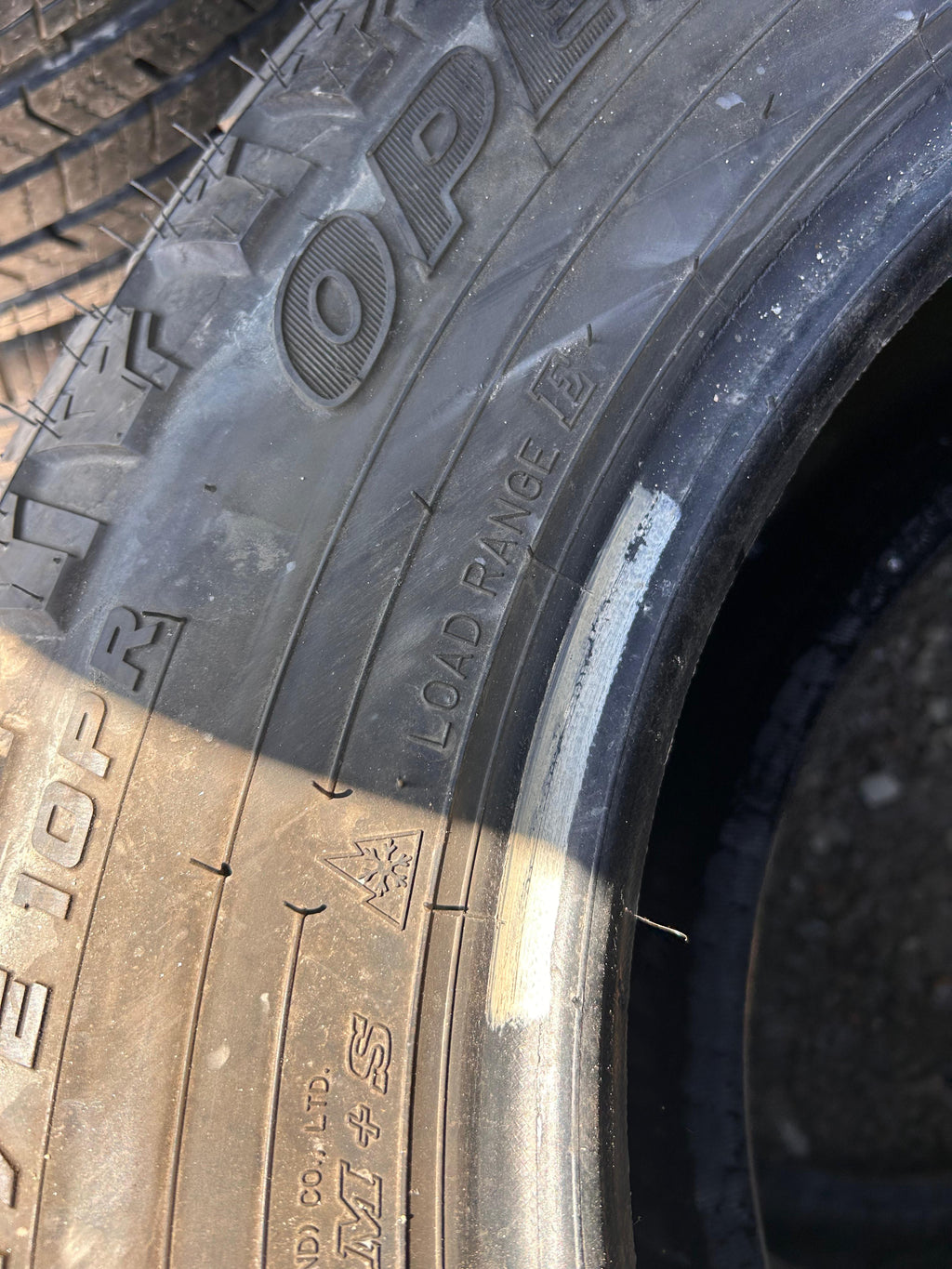LT245/70R17 Pair (2 Used Tires) Mazama Open Range AT