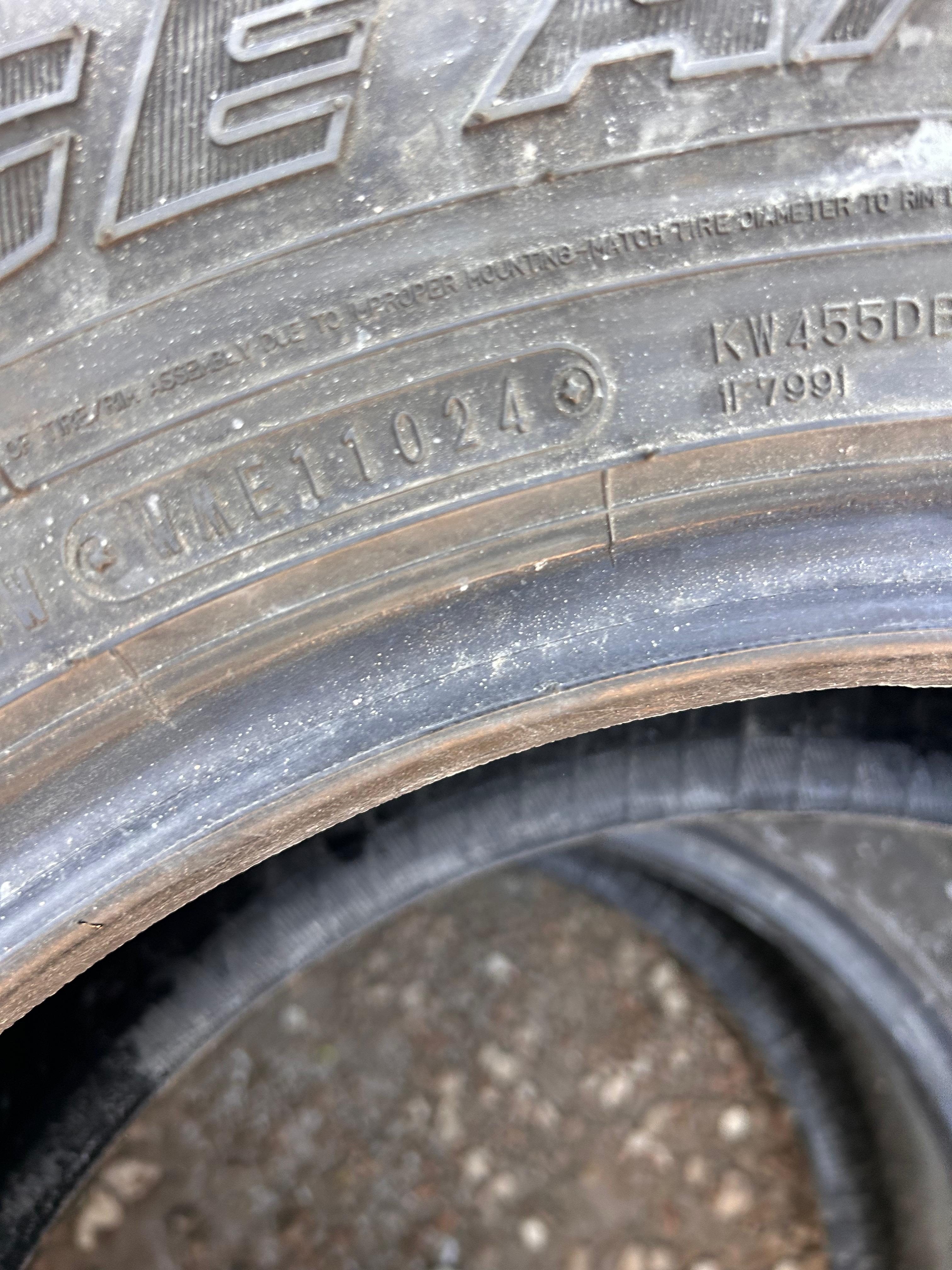 LT245/70R17 Pair (2 Used Tires) Mazama Open Range AT