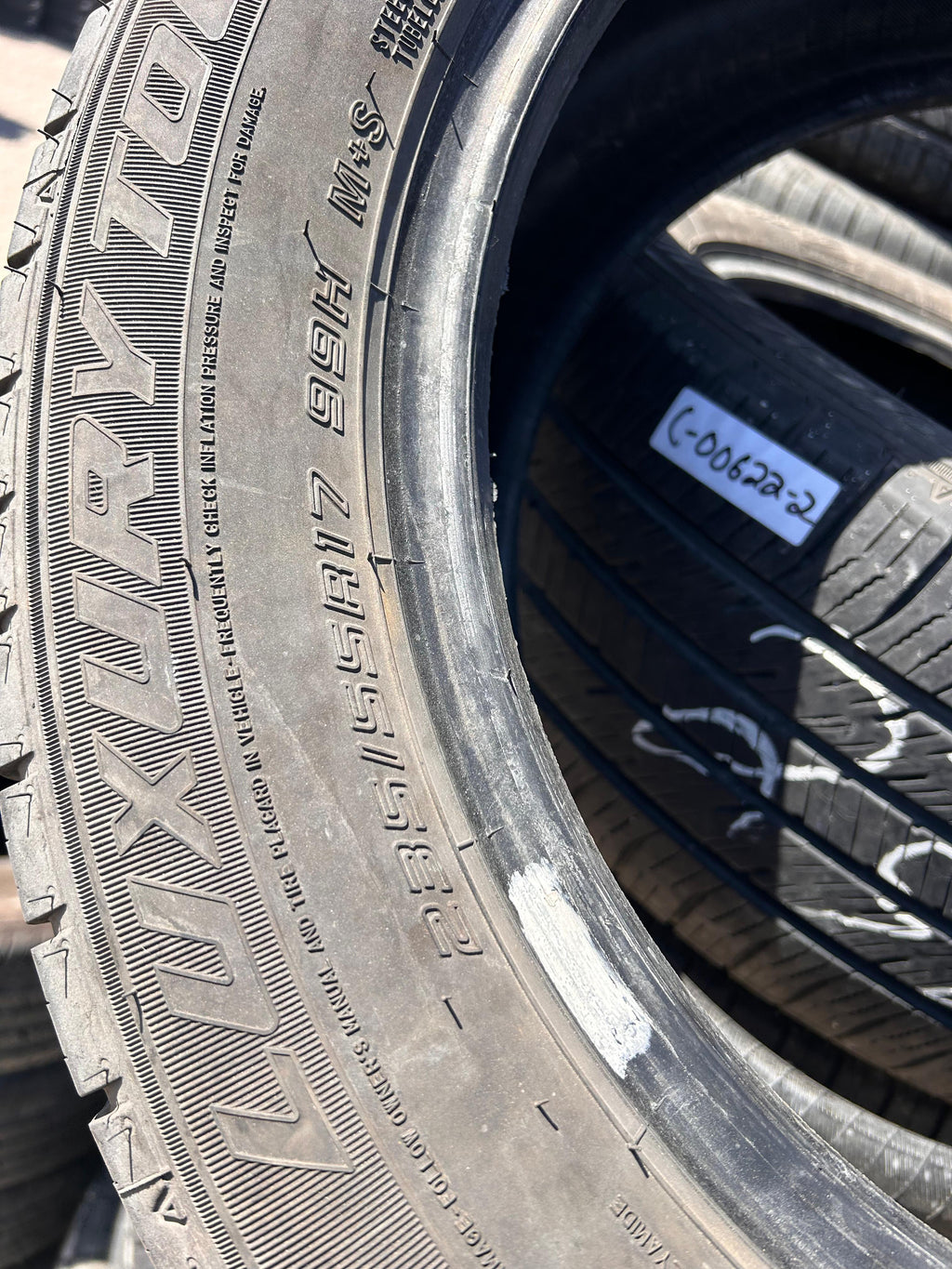 235/55R17  Pair (2 Used Tires)  Mazama Luxery Touring Reputation