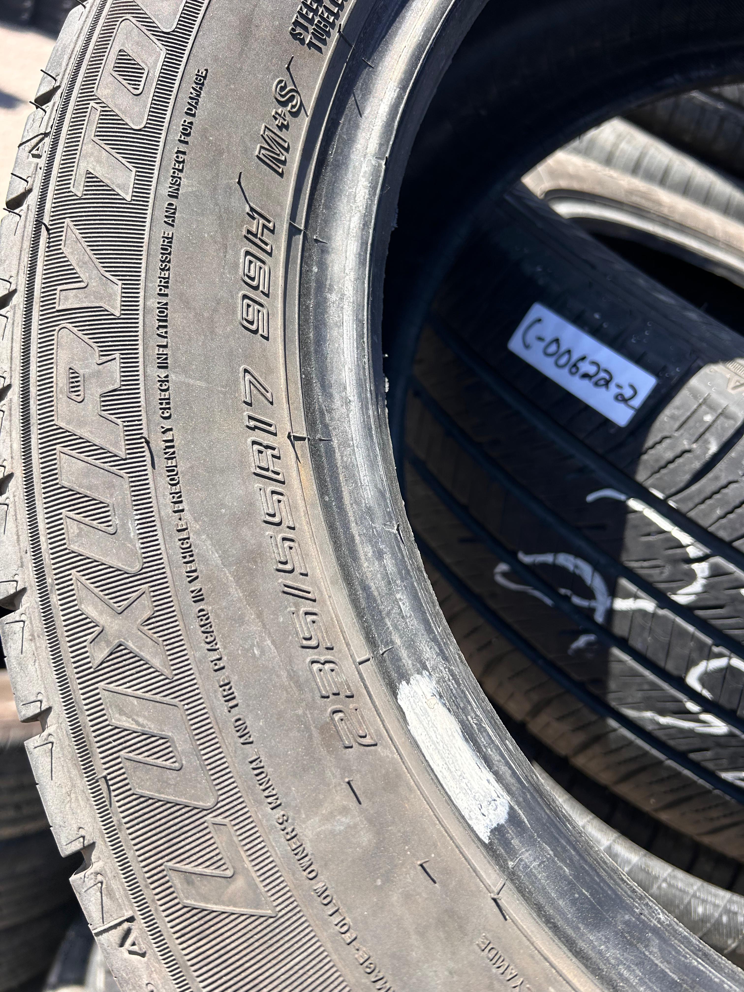 235/55R17  Pair (2 Used Tires)  Mazama Luxery Touring Reputation