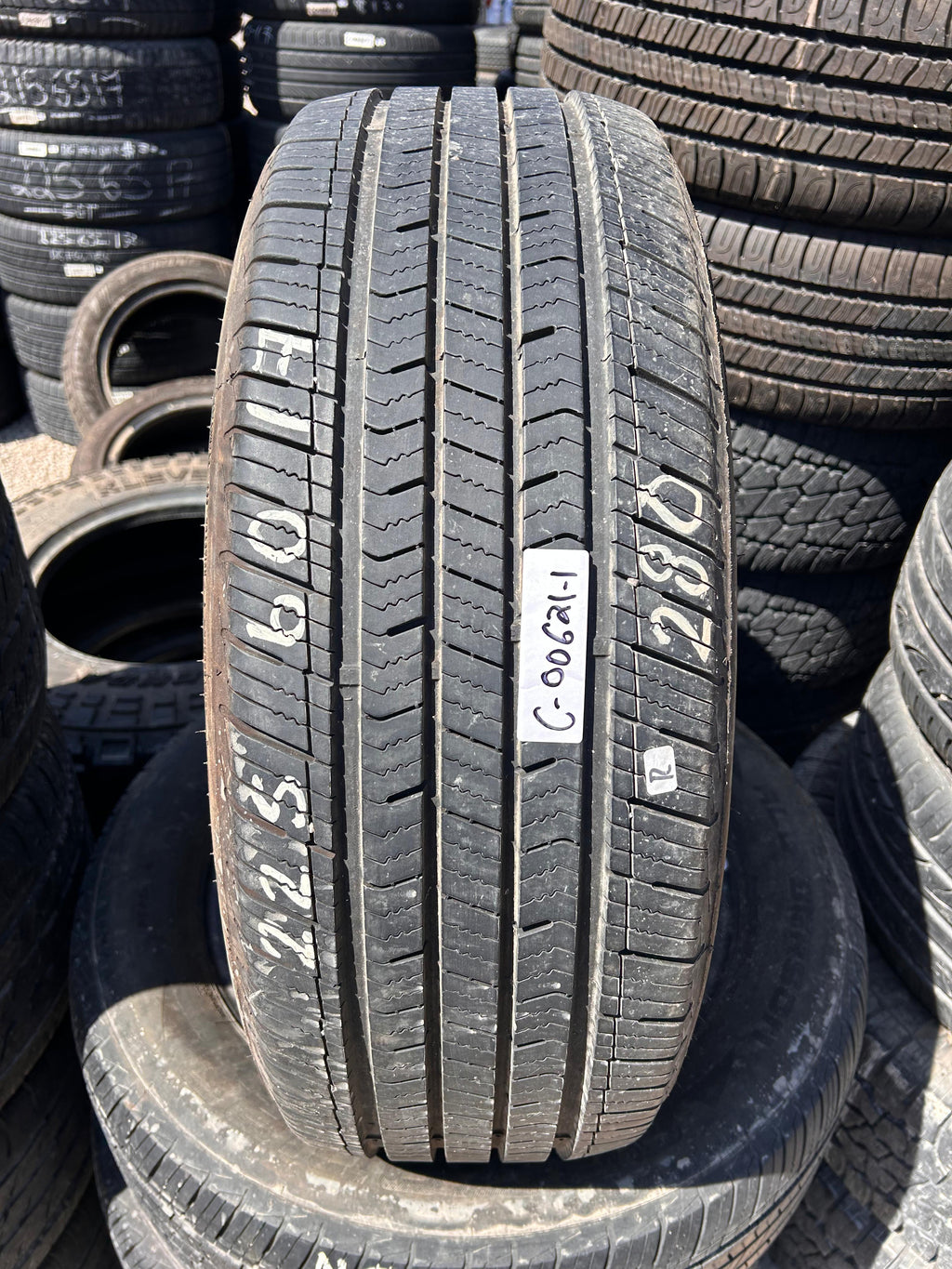 225/60R17 Set (4  Like New Tires) Arizonian Silver Edition