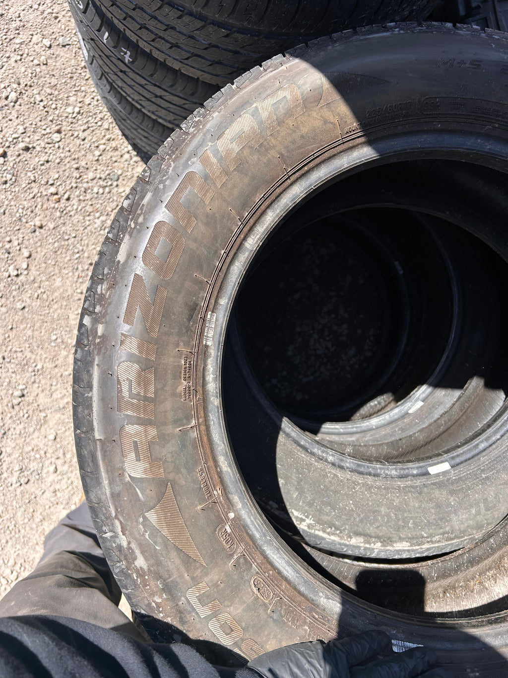 225/60R17 Set (4  Like New Tires) Arizonian Silver Edition