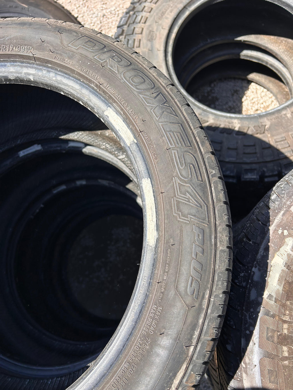 245/45R17 Set (4 Used Tires) Toyo Extensa 4 Plus