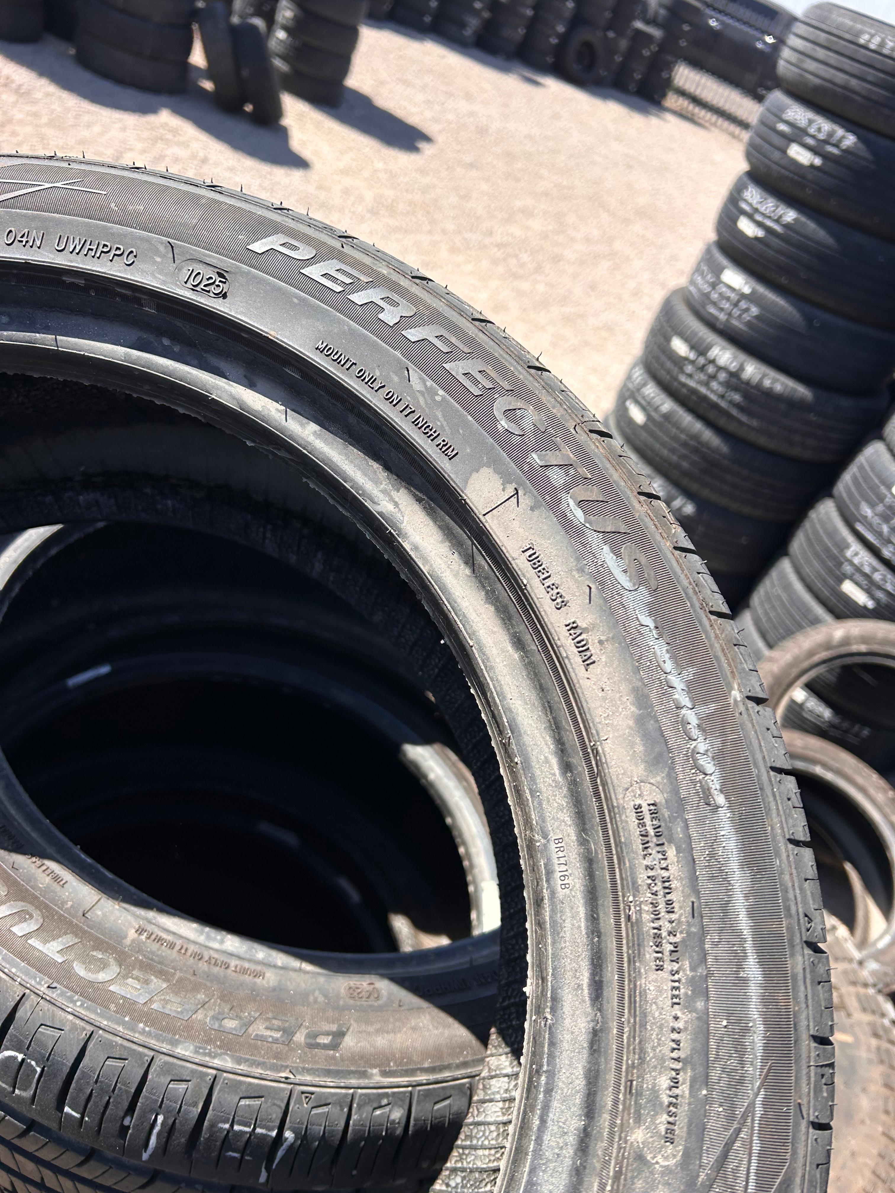 215/50R17 Pair (2 Like New Tires) Fortune Perfectus