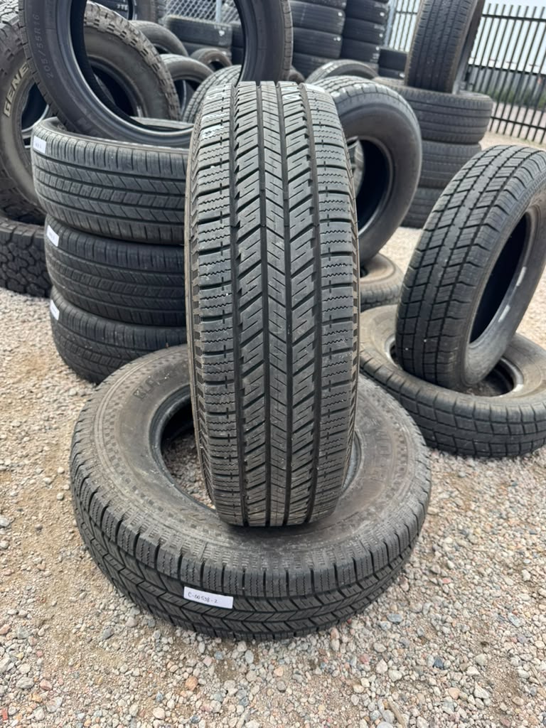 225/75R16 Pair (2 Used Tires) Blackhawk Hiscend-H