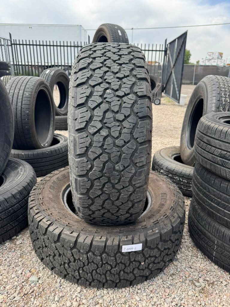 265/70R17 Pair (2 Used Tires) General Grabber A/T