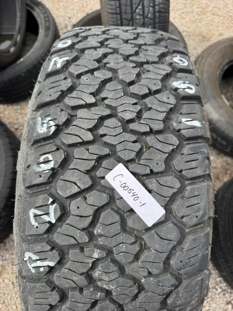 265/70R17 Pair (2 Used Tires) General Grabber A/T