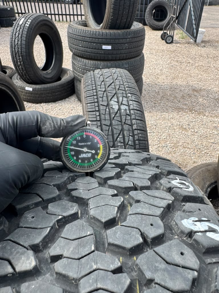 265/70R17 Pair (2 Used Tires) General Grabber A/T