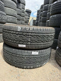 255/55R20 Pair (2 Used Tires) Continental CrossContact LX20