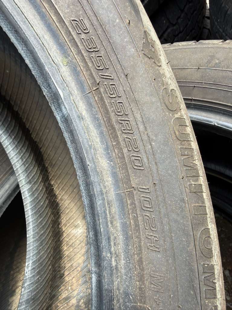 235/55R20 Set (4 Used Tires) Sumitomo HTR A/S P03